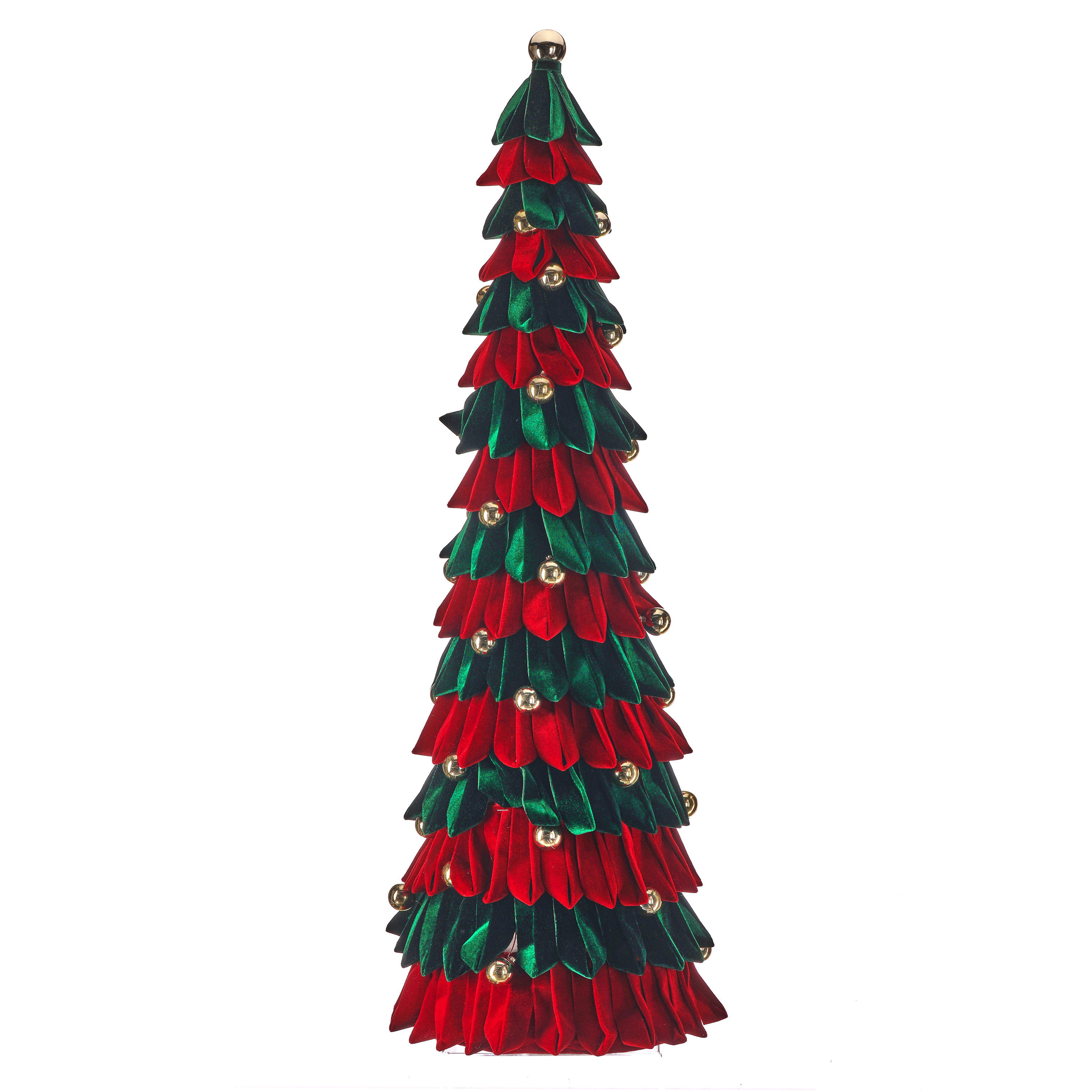 The Holiday Aisle® Velvet Loop Tree With Ornaments - Wayfair Canada