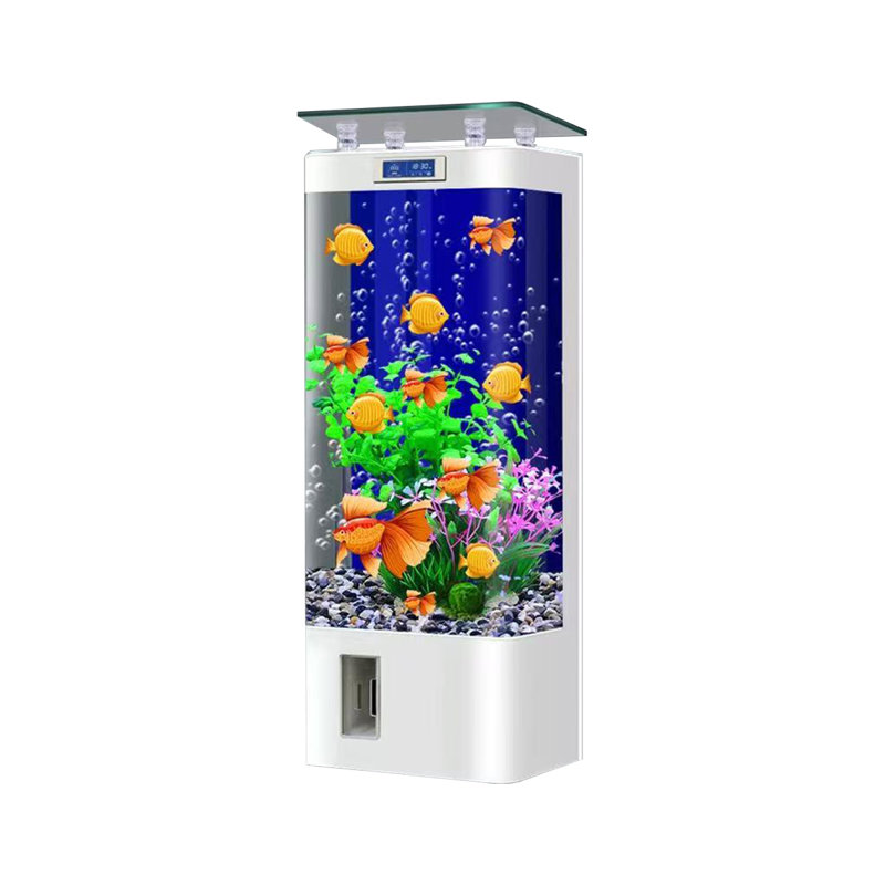 Aquarium moderne en bois massif 30 à 35 gallons Eco, 35 gallons (H 54,40 po x l 19,69 po x P 15,75 po), Blanc