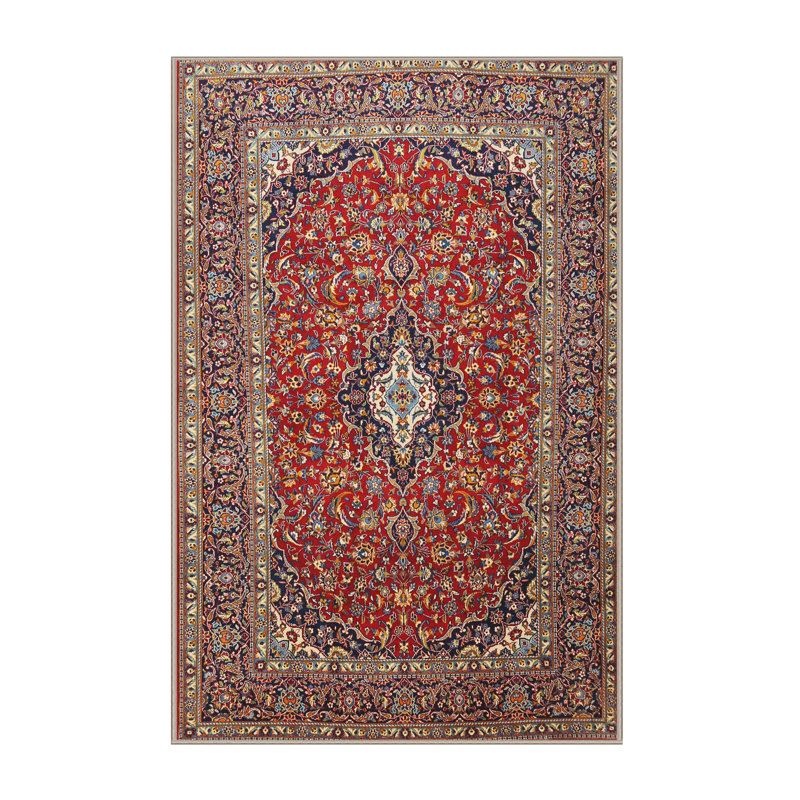 Tapis rouge / bleu Krzysztof, Rectangle 2 pi x 4 pi