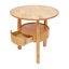 Table basse ronde avec tiroir Table d'appoint avec tiroir Petite table basse de salon