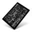 Tapis de litière pour chat en noir et blanc, motif gribouillis fantaisiste (15,7'' L x 23,6'' l x 0,3'' H)