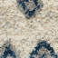 Tapis gris / beige / bleu à poils longs Ileyah Southwestern-90134014