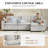 106" Wide Solid Wood Frame L-Shape Upholstered Sectional Sofa With Ottoman, Oversized 3-Seat Comfortable Living Room Couch-116989911