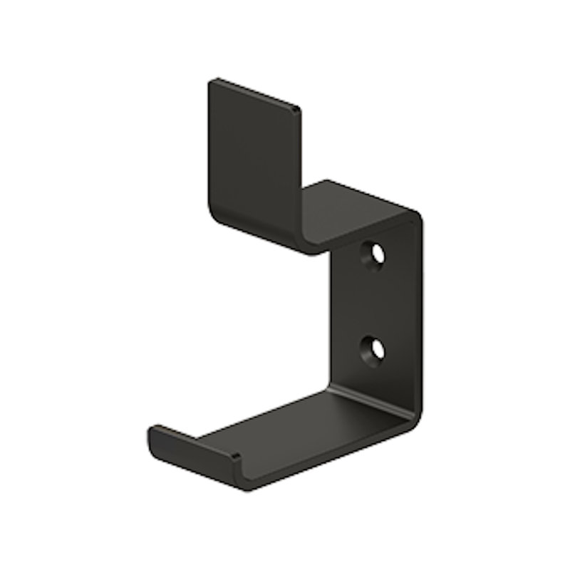 Crochet robuste et moderne Alverta 94FDB47836784C1F91857AA1F0A6E4C4, saillie de 6,7 cm (2-5/8 po), fini bronze huilé