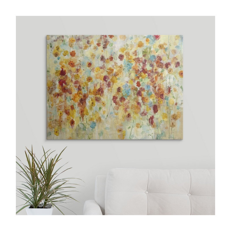 Glensperth Tuileries' by Jill Martin Painting Print, 27" H x 36" W x 1.5" D, Canvas
