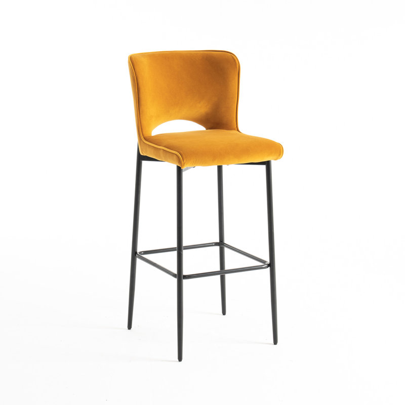Hallowell Bar Stool, Mustard