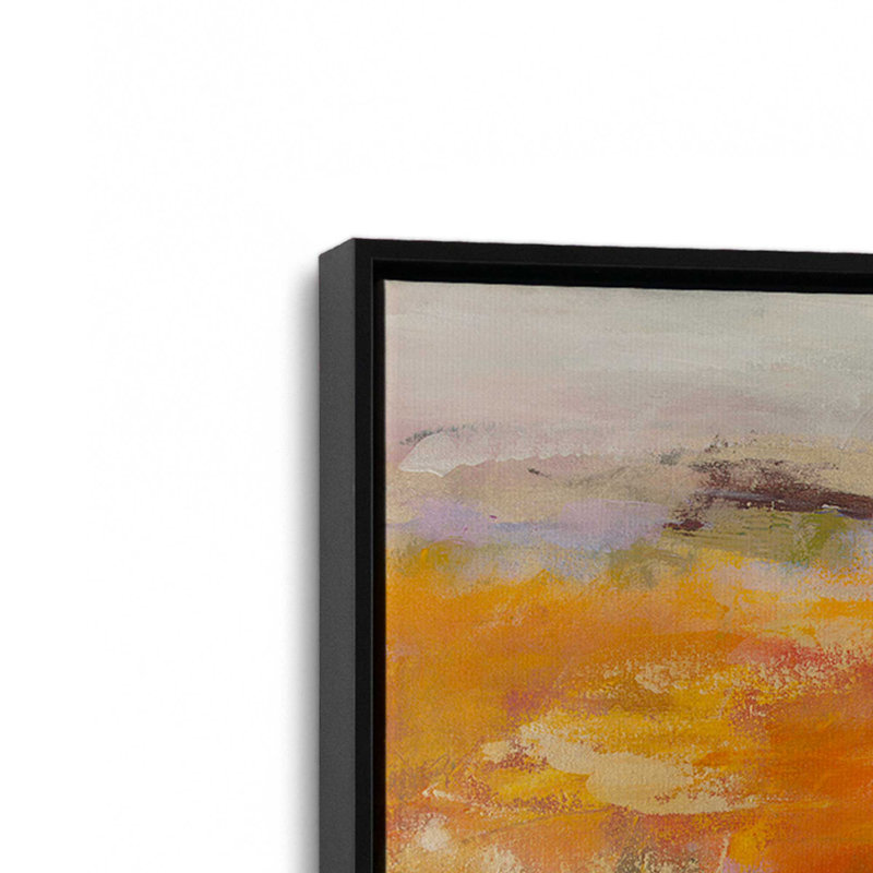 Impression sur toile «Slow Burn» par Janet tantesne, «Floater», reproduction encadrée sans passe-par, Noir, H 12 po x l 18 po