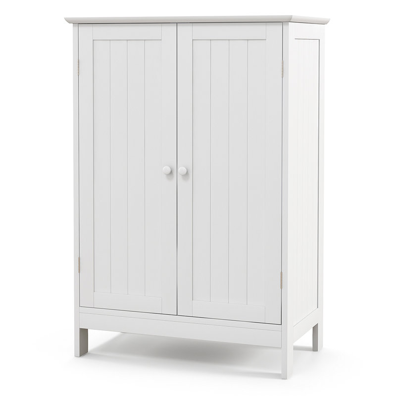 Amielle Freestanding Bathroom Cabinet, White