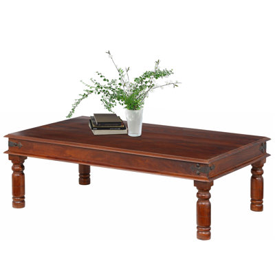 Malika Solid Wood Four Leg Coffee Table