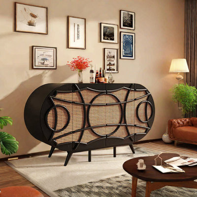 French Style Retro Accent Cabinet