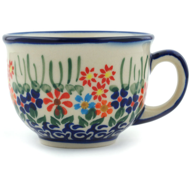 Grande tasse à café en céramique polonaise