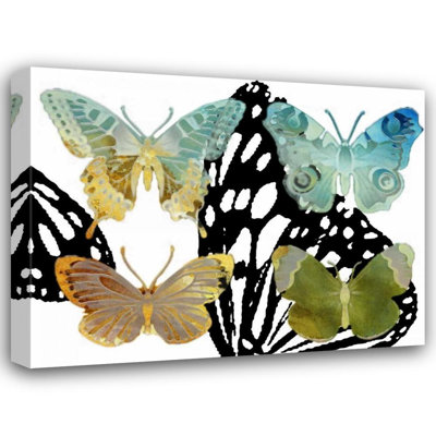 Art sur toile tendue, August Grove Jasper, Sisa Gallery, Layered Butterflies IV