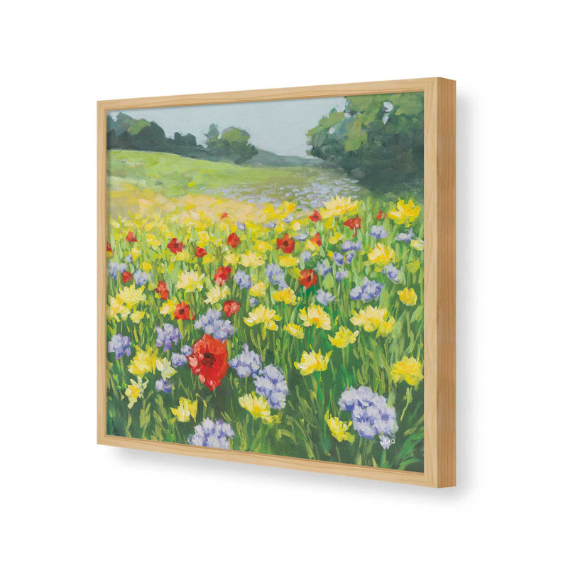 «My Meadow» par Julia Purinton, reproduction d'art, Érable, H 12 po x l 12 po