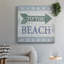 «Beach Sign VII», reproduction sur toile tendue-850460525