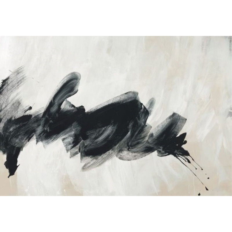 Mono Skein Painting by Samuel Kane, 36" H x 52" W x 1.5" D, Glass Coat