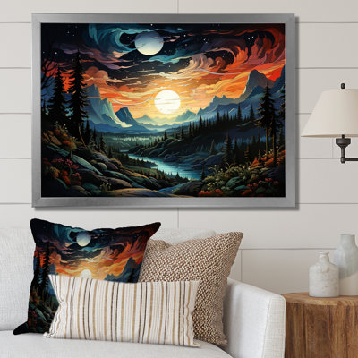 " Landscape Aurora Borealis Natures IX "