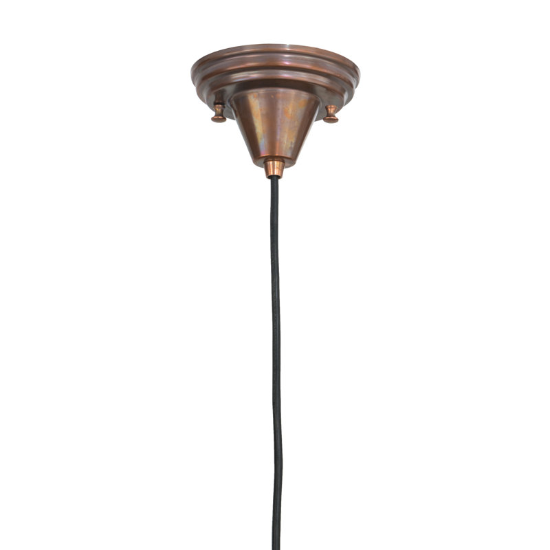 Luminaire suspendu 1 lumière à cône simple