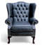 Upholstered Wingback Chair-1630560051