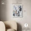 «Winter Storm II Shadowbox», art mural abstrait par Art Remedy, cadre blanc, 16 x 20-1222706057-1222706052