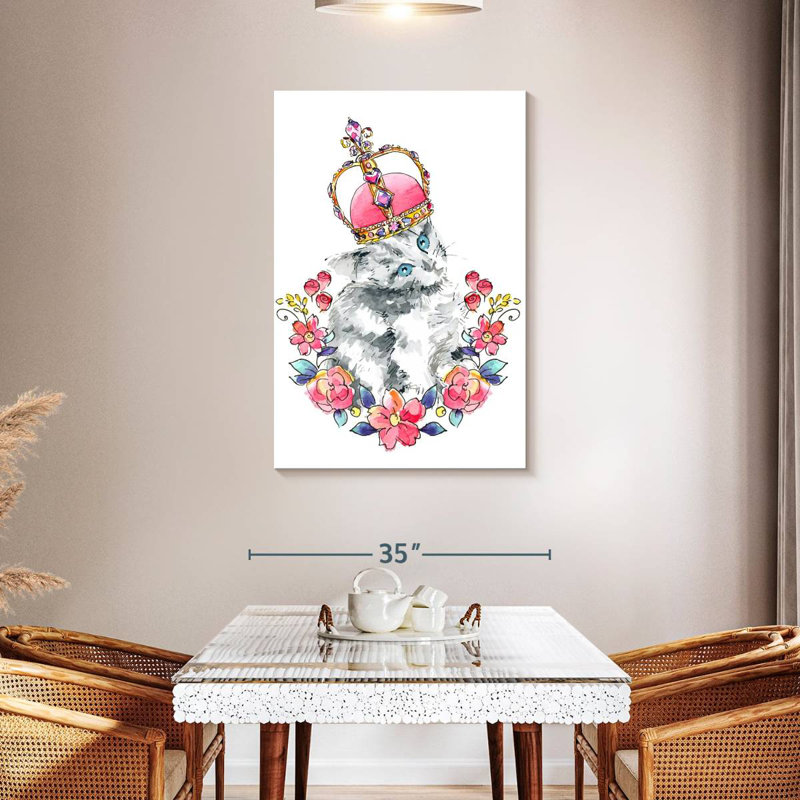 Brampt Regal Cat, 45" H x 30" W