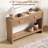 Wood Console Table With 2 Drawers, Sofa Table For Hallway, Entryway, Living Room-102359909-104320157
