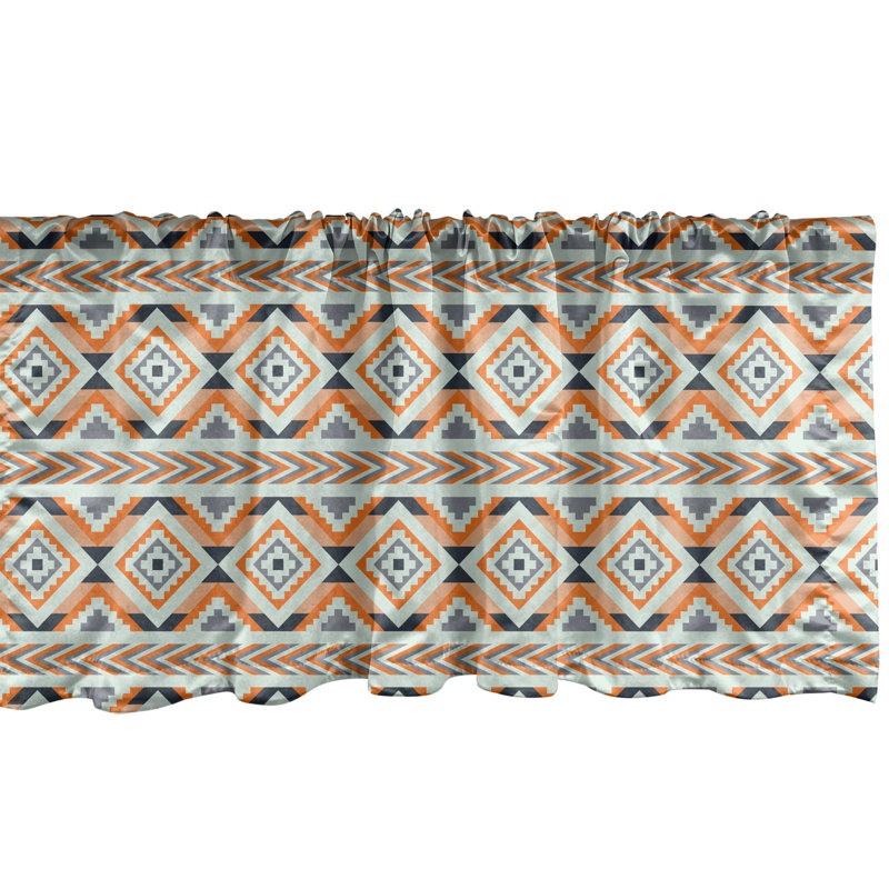 Cantonnière à motif floral Ambesonne, L 54 po x L 18 po