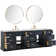 Didomenico 96'' Double Bathroom Vanity with Carrara Quartz Top