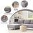2-Piece 84" Upholstered L Shape Sectional Sofa-2126689610