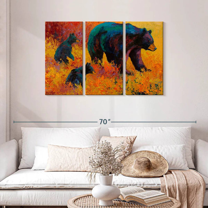 Brampt Double Trouble Black Bear, 28" H x 45" W