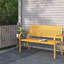 Banc d'extérieur classique en métal (jaune)-526304058