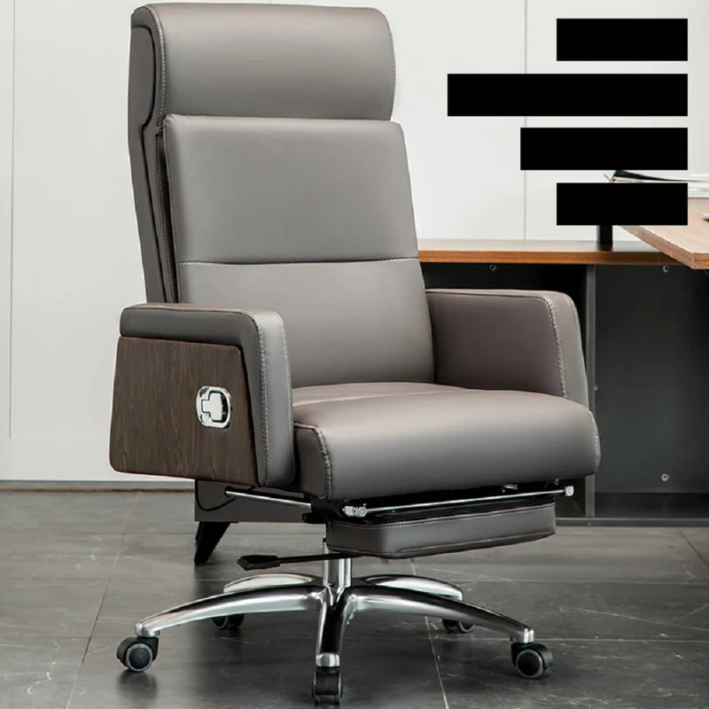Nakash Genuine Leather Side Chair