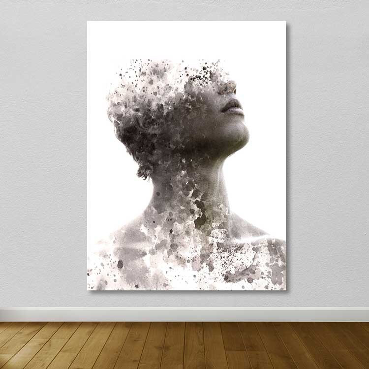 Peinture décorative sur toile