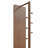360° Rotating 66"X14" Multifunctional Full Length Mirror With Hook Storage Rack Coat Rack With Mirror Solid Wood Floor Mirror-1747740612