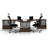 Kumasi Rectangle 2 Person Benching Workstation