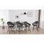 Tabouret de comptoir pivotant rembourré avec dossier incurvé et structure en métal (ensemble de 4)-562760719-562760716