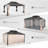 Hardtop Aluminum Patio Gazebo-88903109