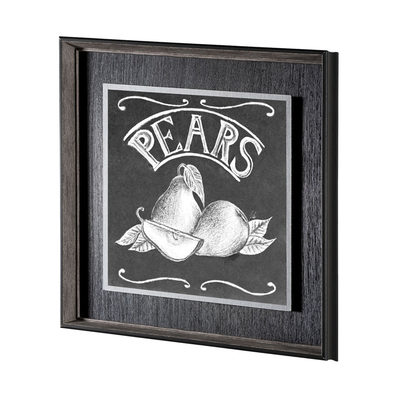 «Farm Fresh Strawberries a Hand Embelished», reproduction d'art encadrée, Pears