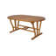 Ewelina Oval Solid Wood Extendable Outdoor Dining Table-286009900