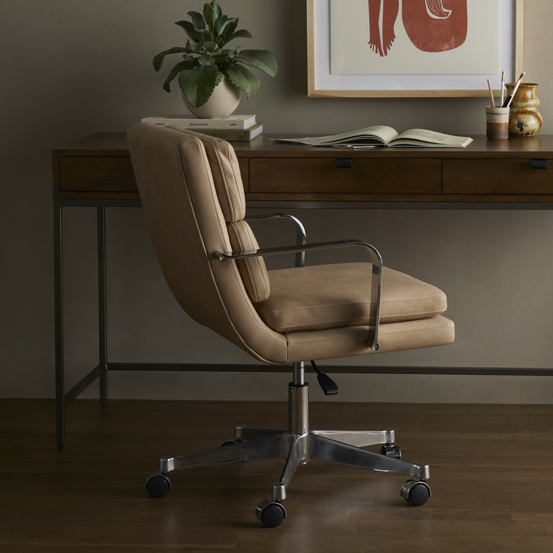 Jude Task Chair, Palermo Nude Genuine Leather