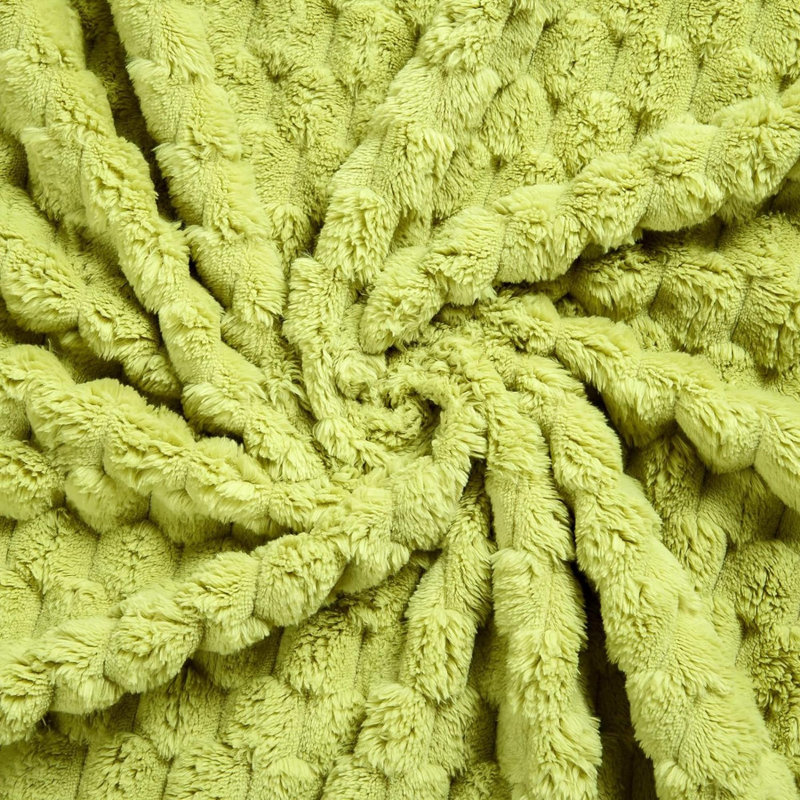 Jeté tricoté, Vert