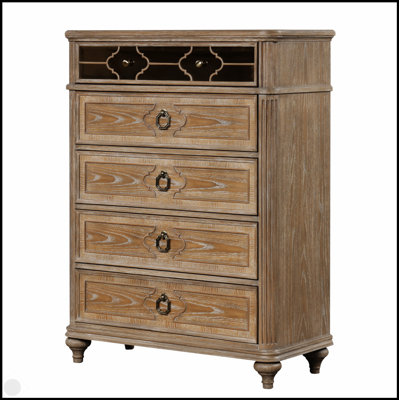 Commode simple 1 pièce avec tiroirs en chêne massif, bois massif et queue d'aronde pour le rangement de la chambre à coucher