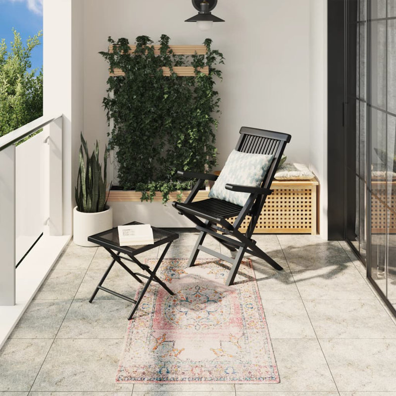 Rug "ARBIZU" Indoor and Outdoor Vintage Design, Rectangle 80 x 150cm