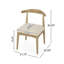 Chaise avec accoudoirs moderne