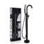 Robinet de baignoire autoportant monocommande à fixation au sol-1538531084