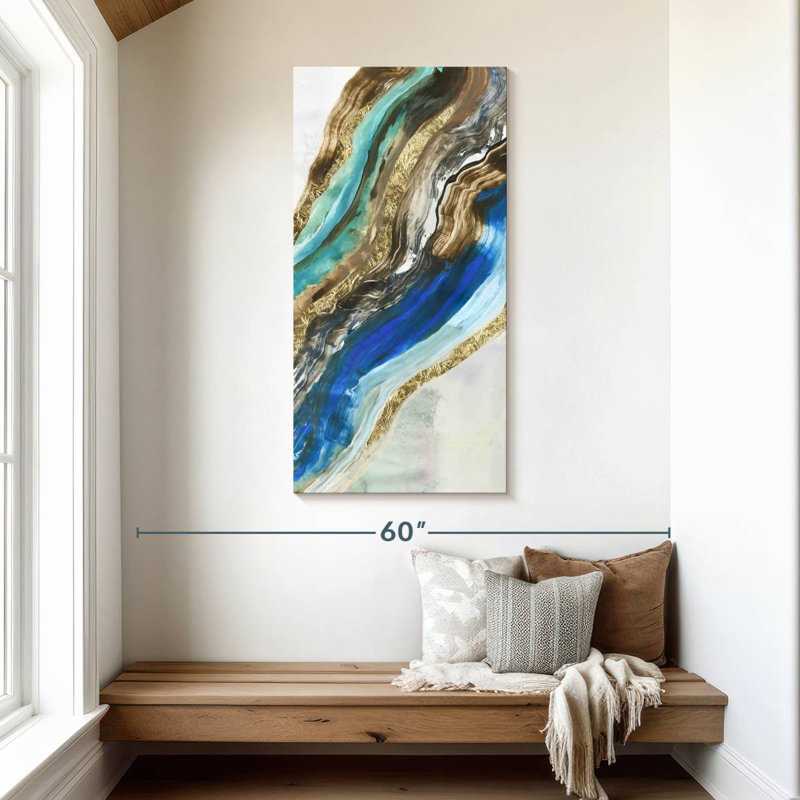 Crystallized I, 48" H x 24" W