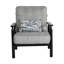 Holland Cushioned Lounge Chair w/One Accent Pillow