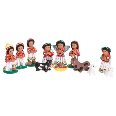 Christmas Deer Nativity Set