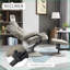 Fauteuil inclinable manuel inclinable avec repose-pieds, inclinable et cuir Recliners | Gris ardoise | Base en acier-404721914
