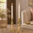  Holiday Accents Brass 6" Candlesticks – Set of 2-1938949057