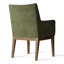 Fauteuil rembourré en bois de tweed rembourré-129171914